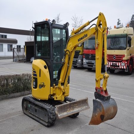 Used Komatsu PC26 MR-3 Mini Crawler Excavator for Sale